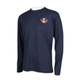 T954 設計男裝長袖T恤 T恤製造商    寶藍色  薄長t恤 T954 設計男裝長袖T恤 T恤製造商    寶藍色  薄長t恤